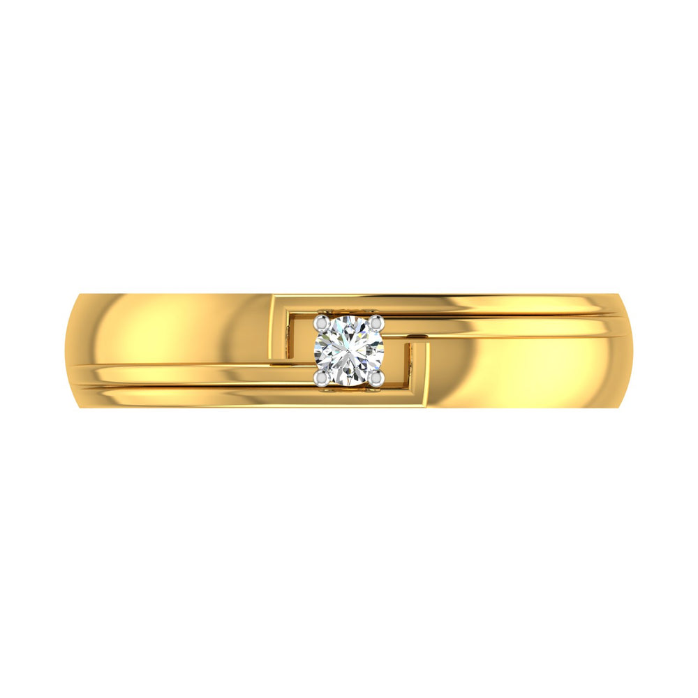 Regal Crest Solitaire Ring