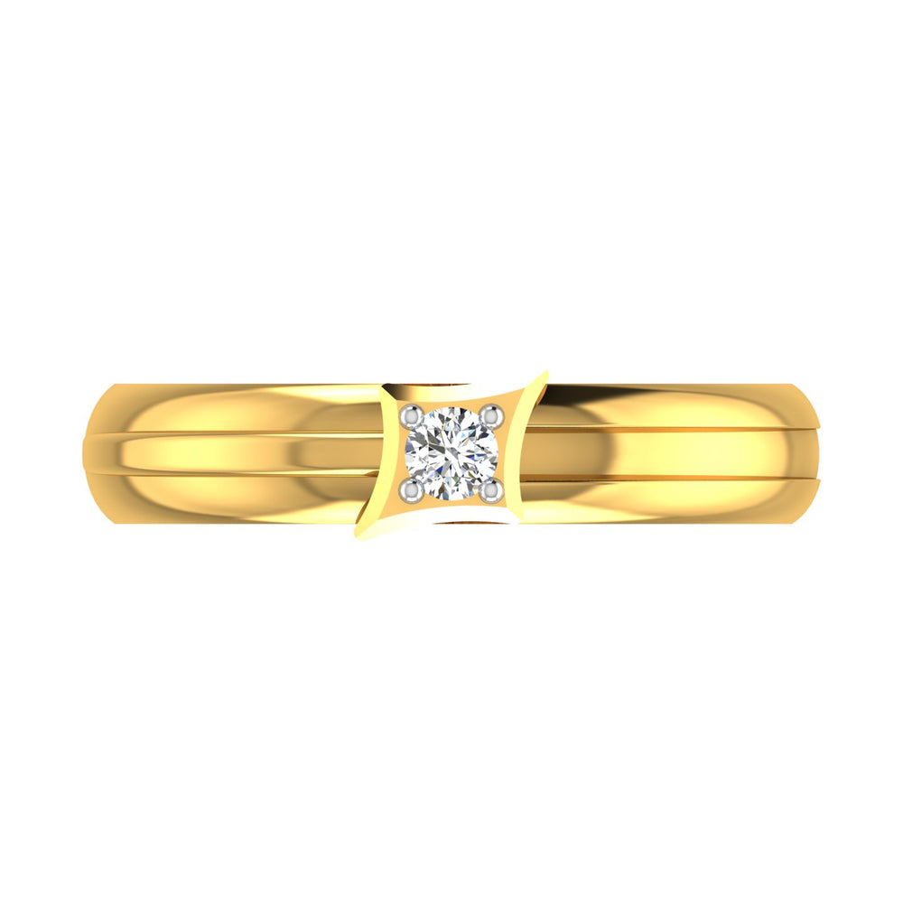 Imperial Crown Solitaire Ring