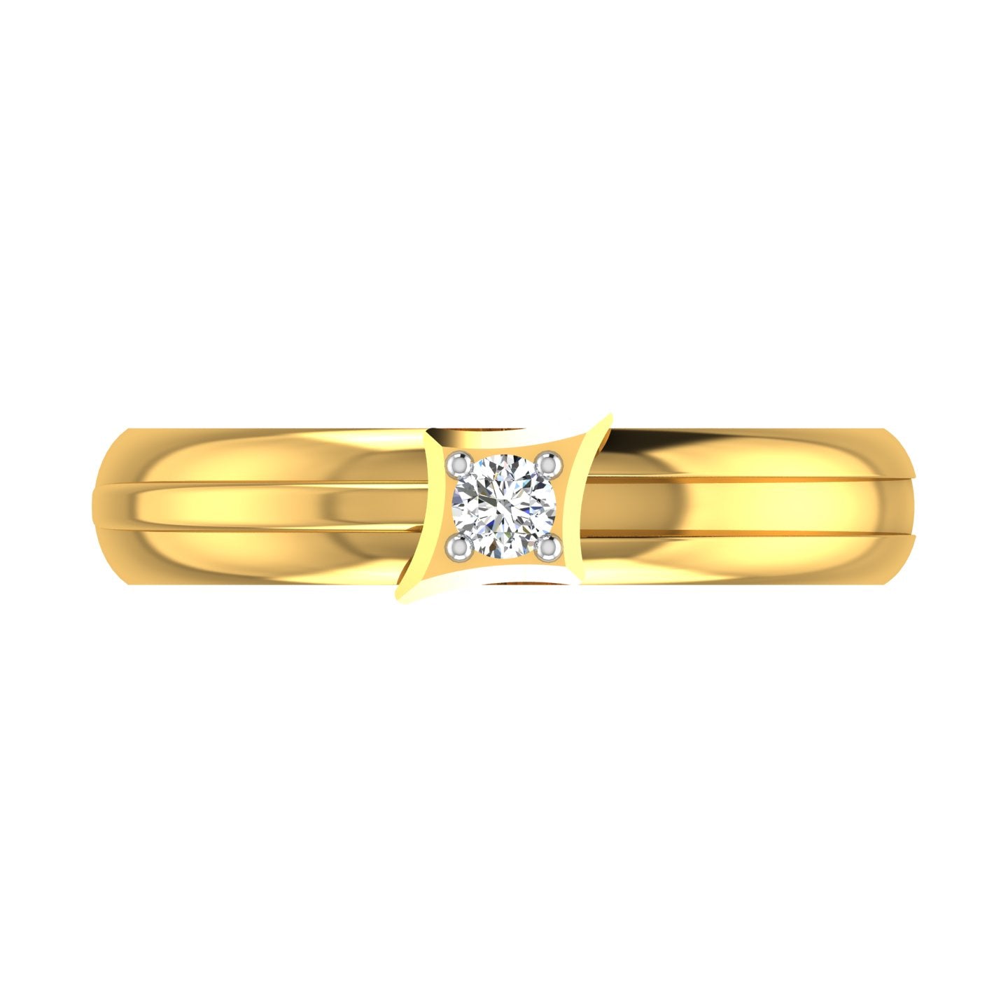 Imperial Crown Solitaire Ring