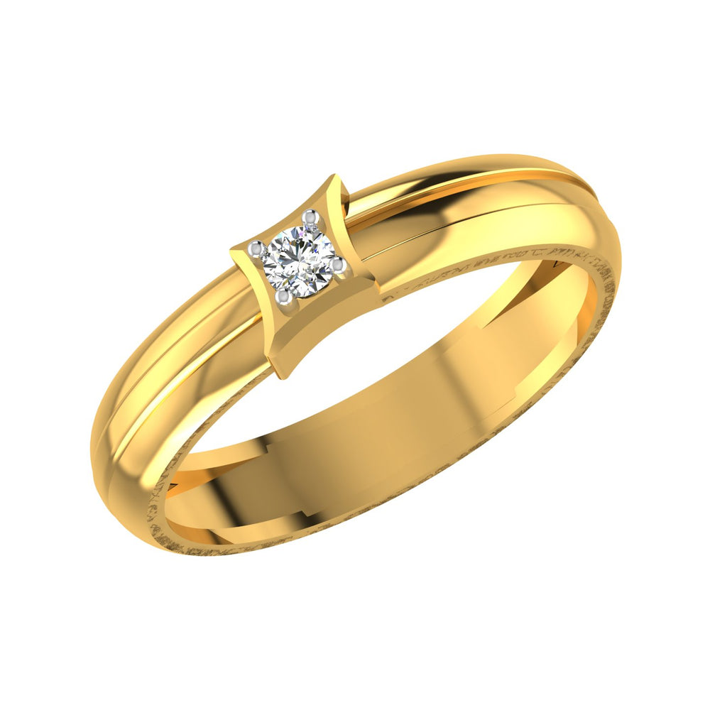 Imperial Crown Solitaire Ring