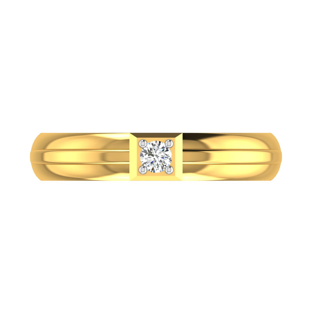 Monarch Frame Solitaire Ring