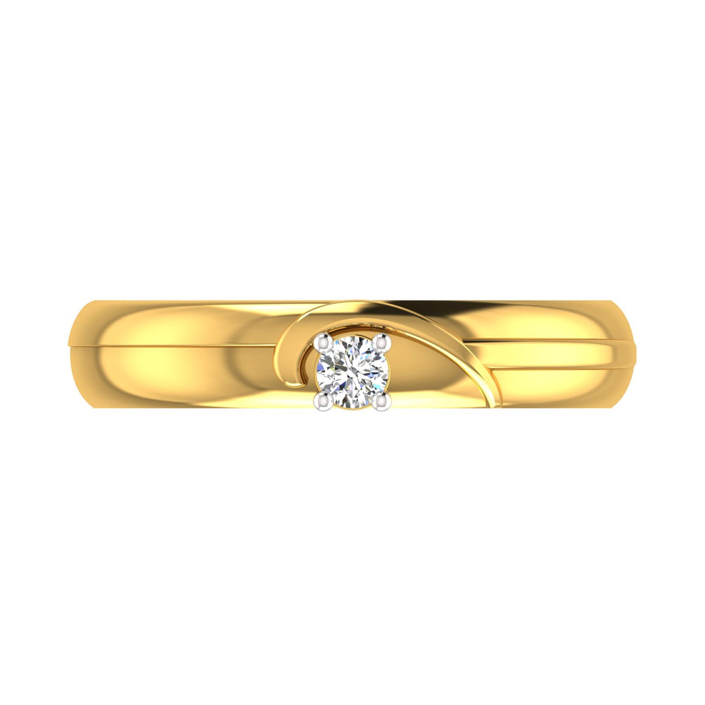 Harmony Arc Solitaire Ring