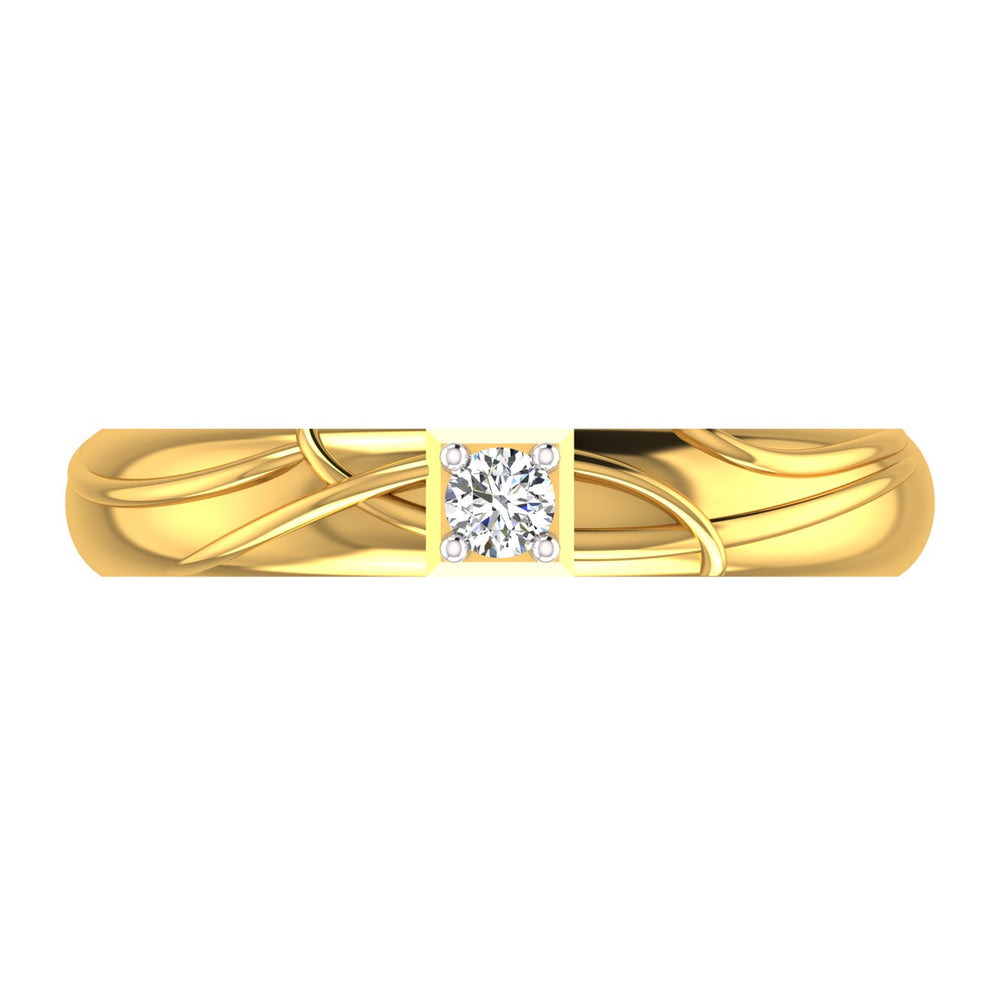 Majestic Weave Solitaire Ring