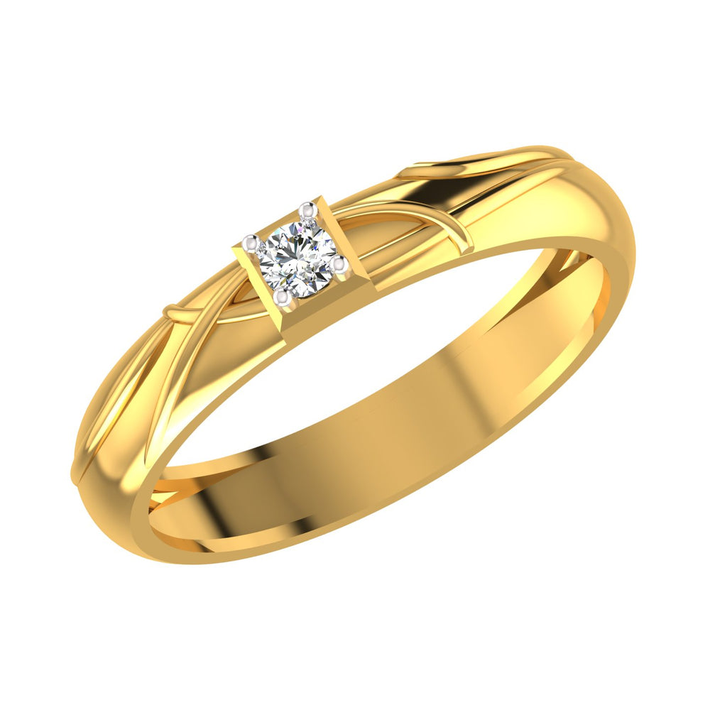 Majestic Weave Solitaire Ring