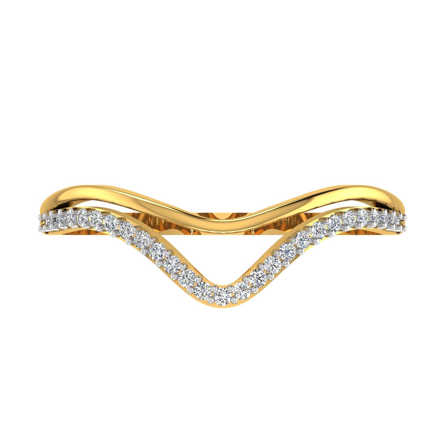 Infinity Wave Diamond Ring