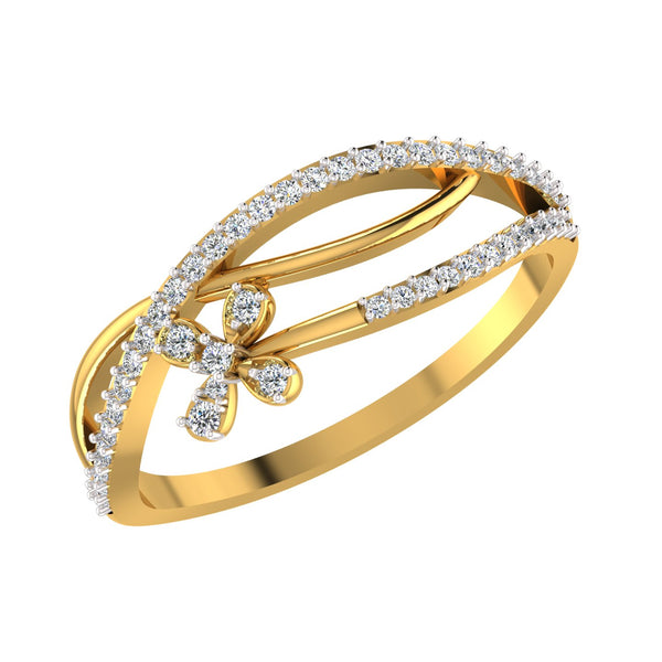 Flutter Bloom Diamond Ring