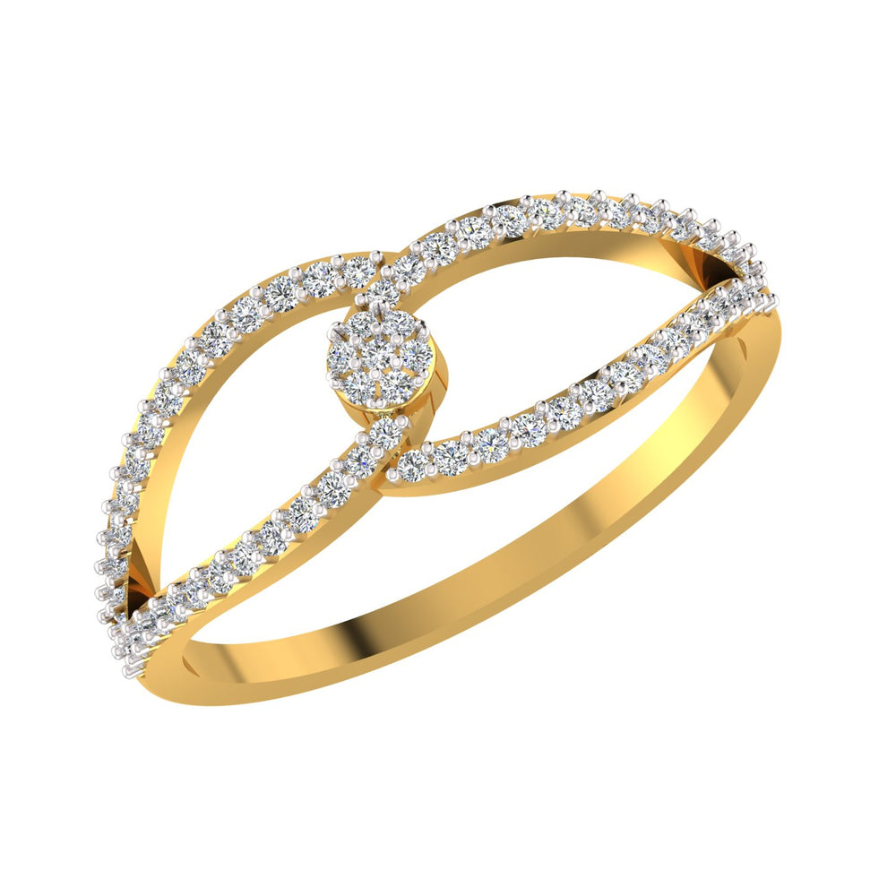 Infinity Bloom Diamond Ring
