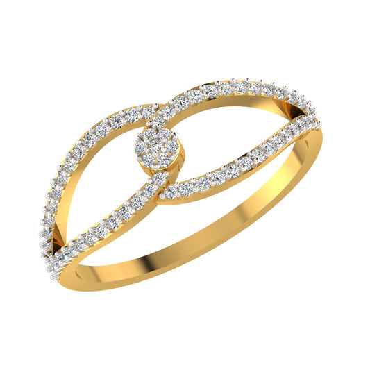Infinity Bloom Diamond Ring