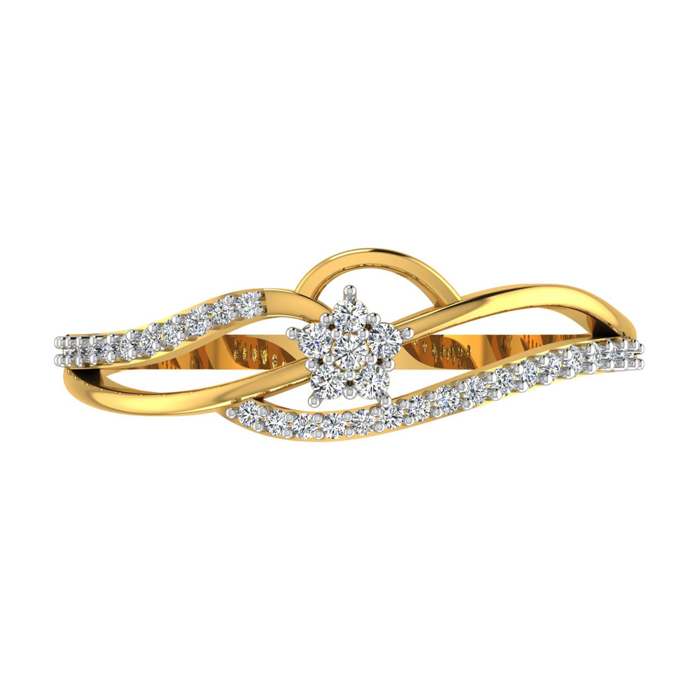 Infinity Blossom Diamond Ring