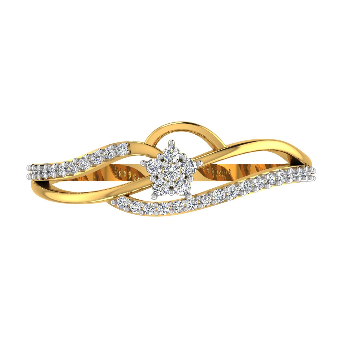 Infinity Blossom Diamond Ring