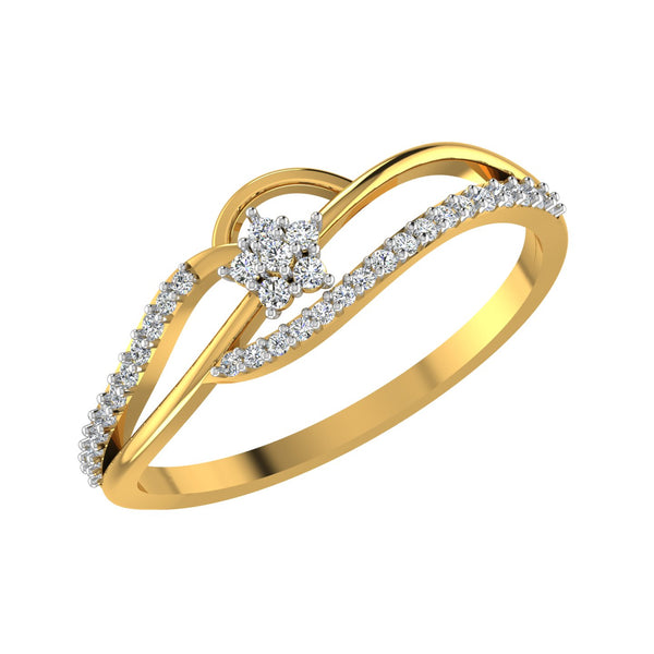 Infinity Blossom Diamond Ring