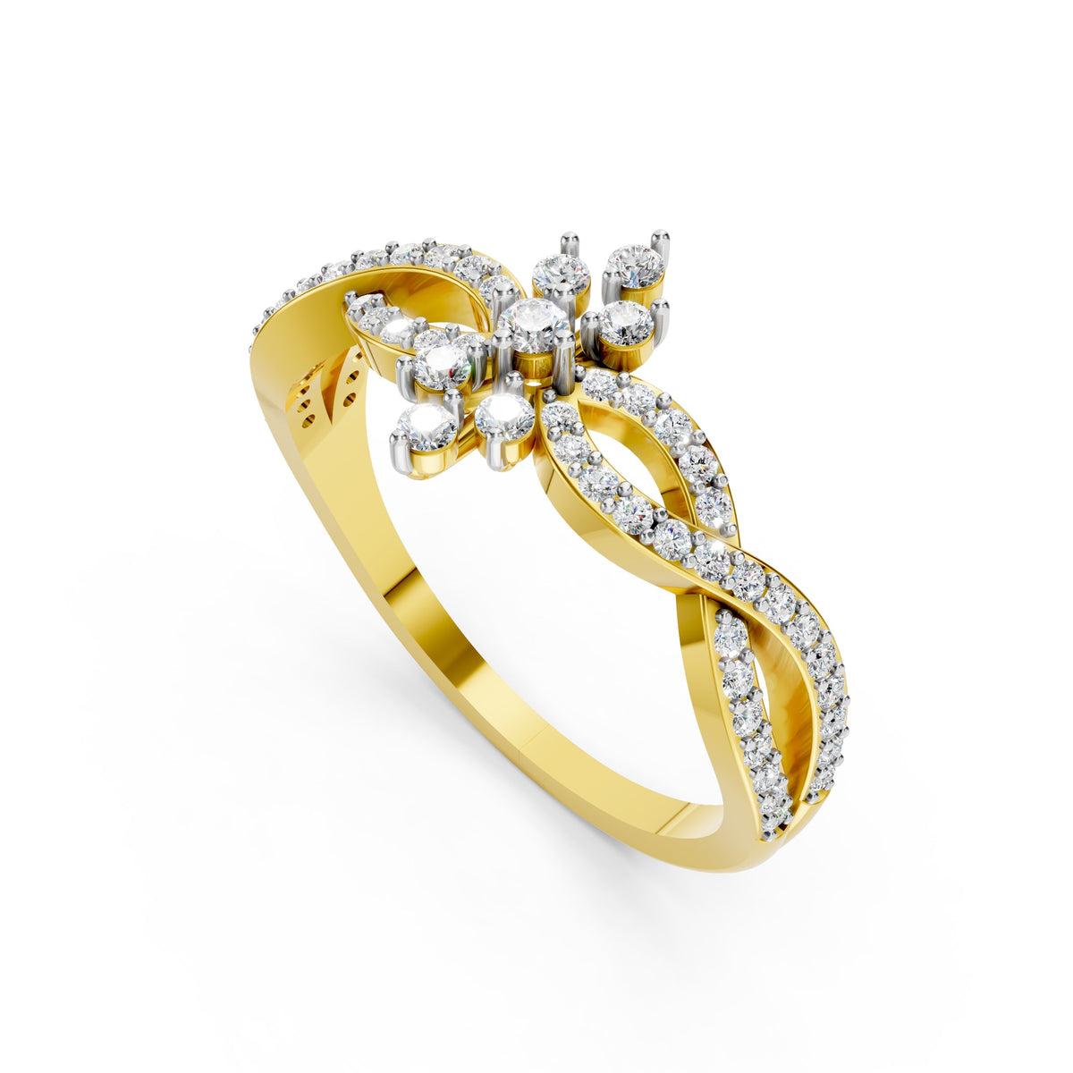 Enchanted Vine Diamond Ring
