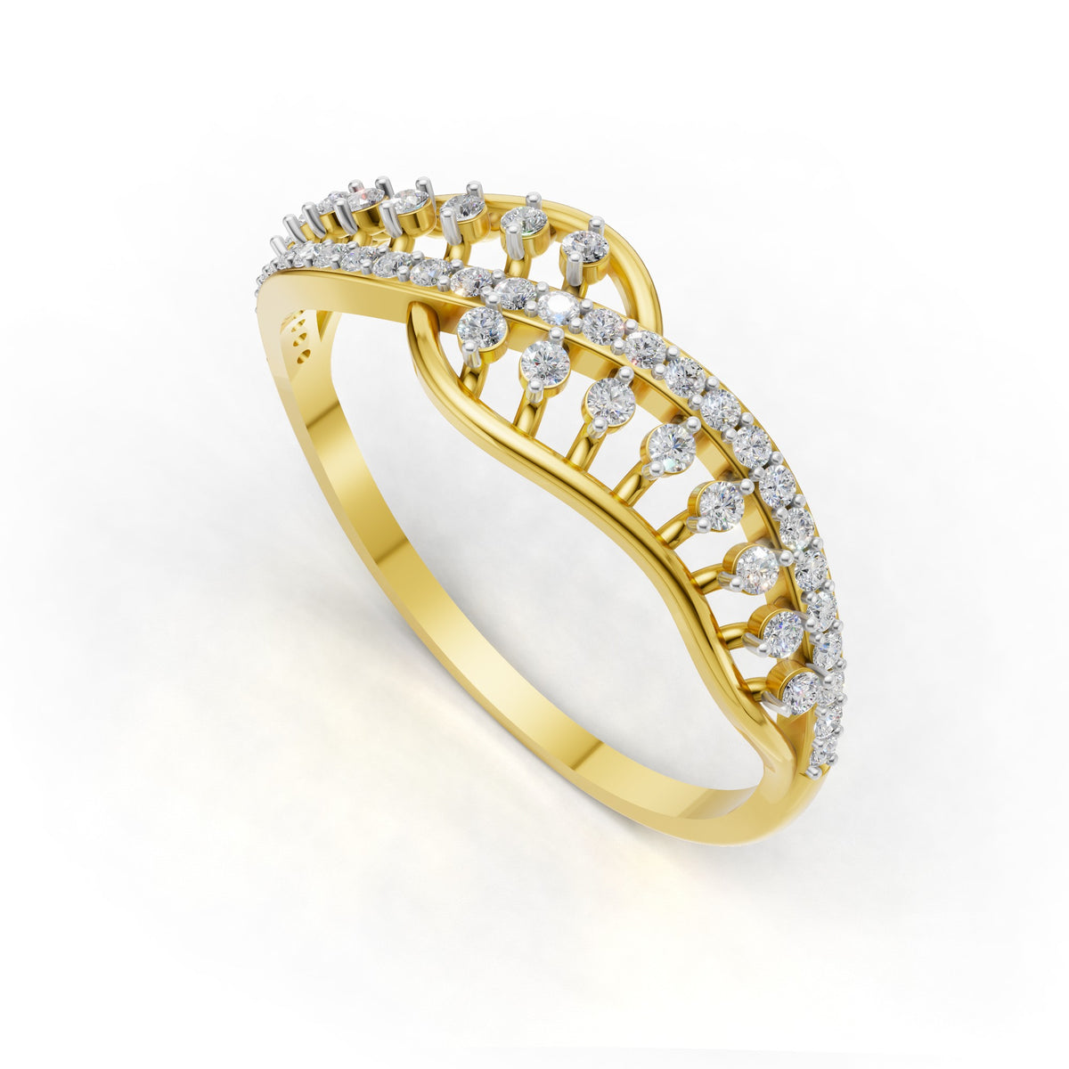 Eternal Wave Diamond Ring