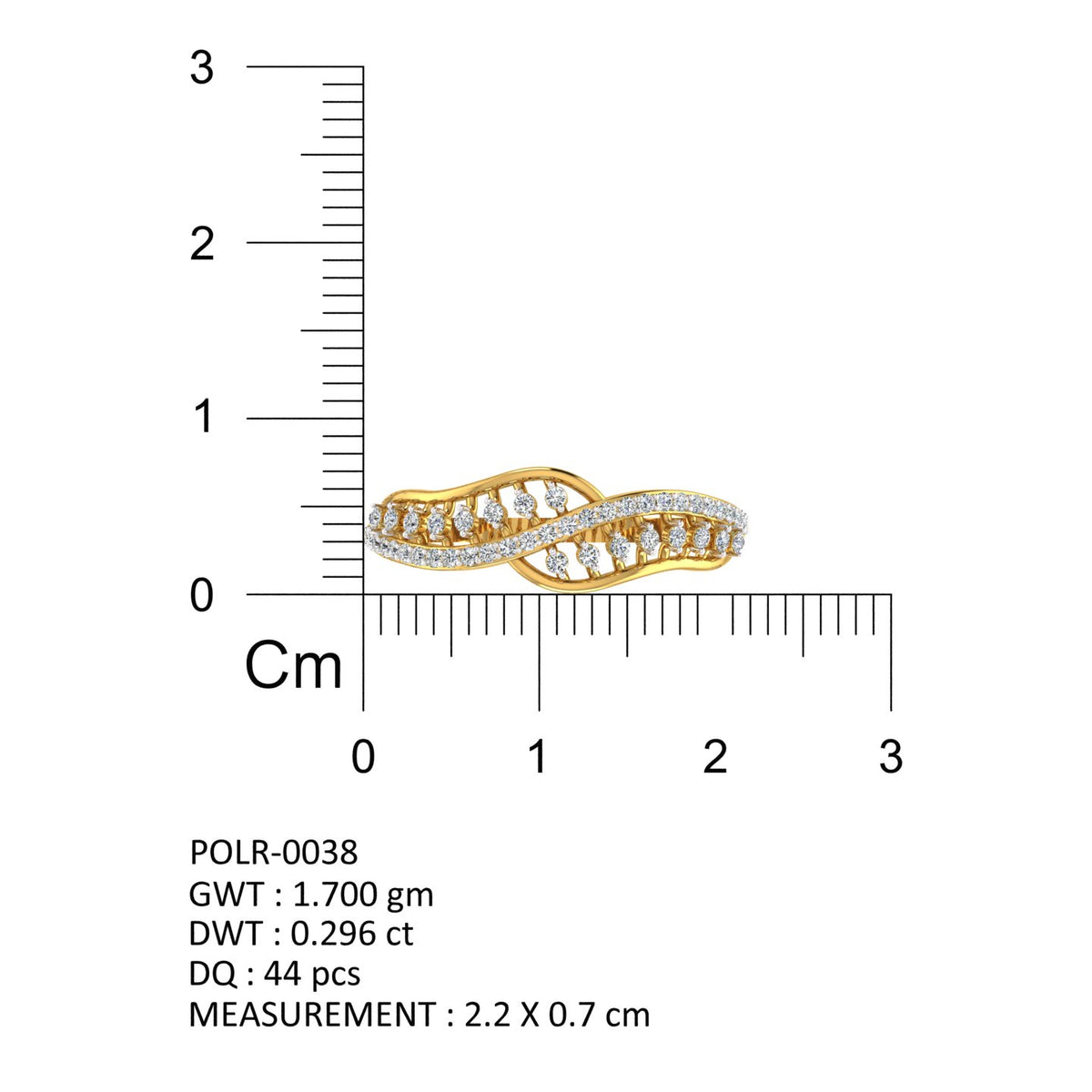 Eternal Wave Diamond Ring