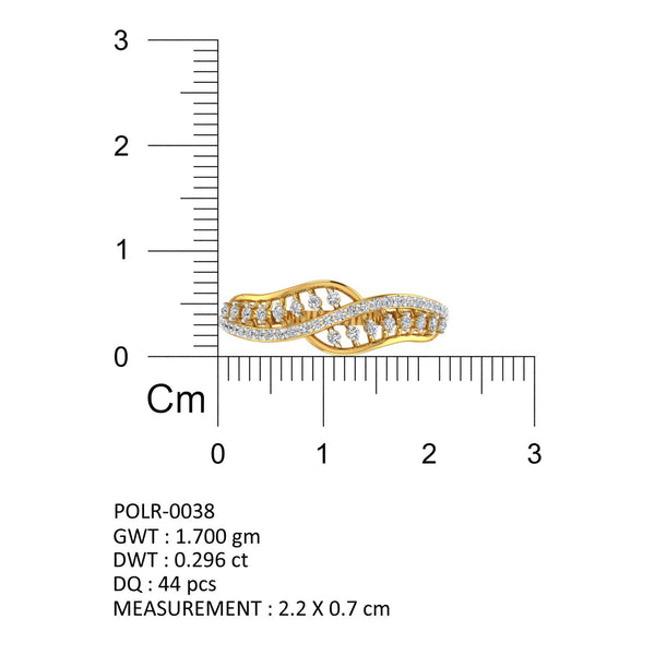 Eternal Wave Diamond Ring hover image