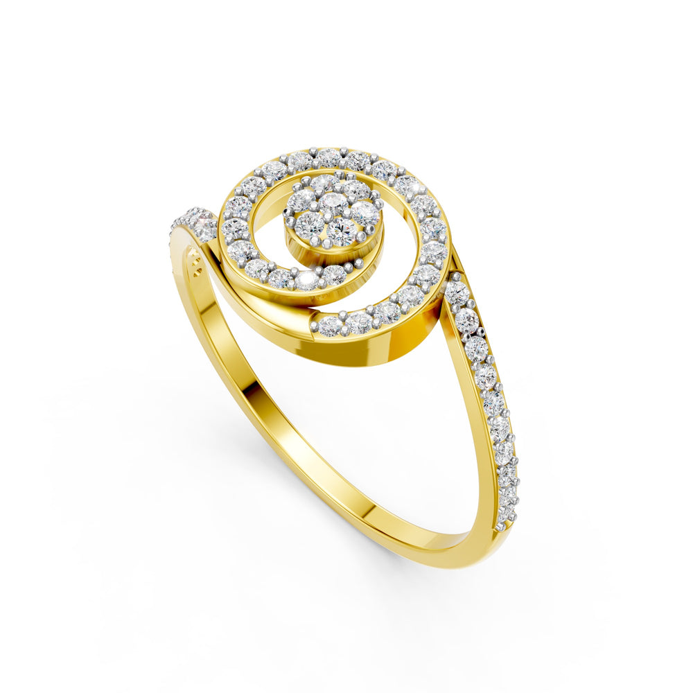 Eternal Spiral Diamond Ring