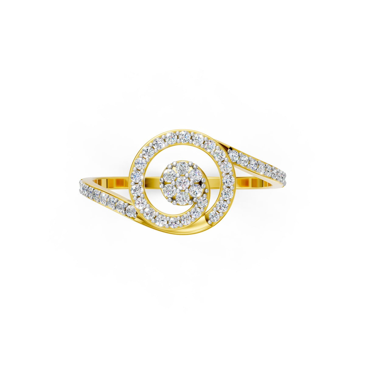 Eternal Spiral Diamond Ring