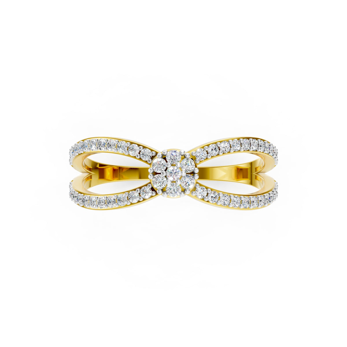 Infinity Blossom Diamond Ring