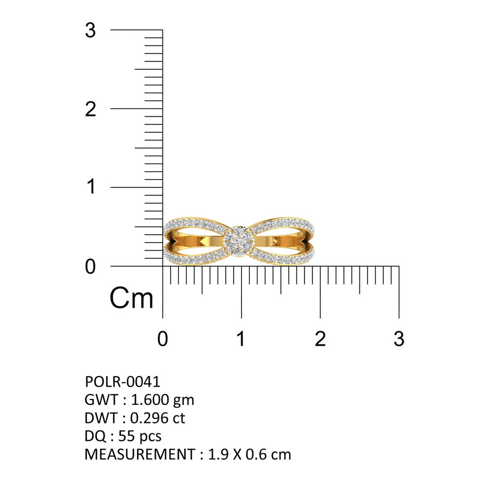 Infinity Blossom Diamond Ring