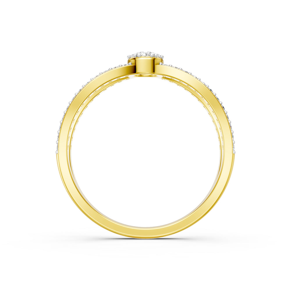 Infinity Blossom Diamond Ring