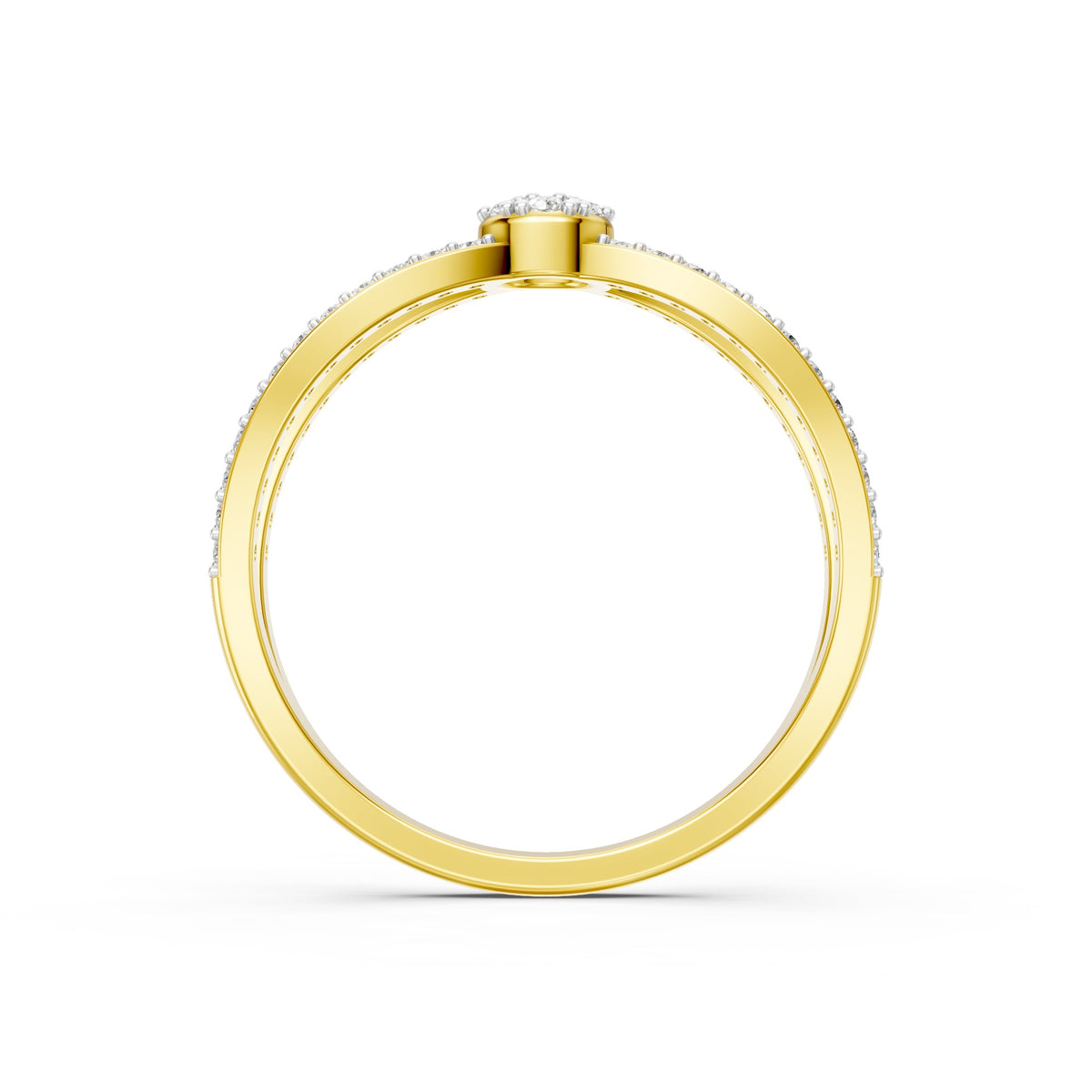 Infinity Blossom Diamond Ring