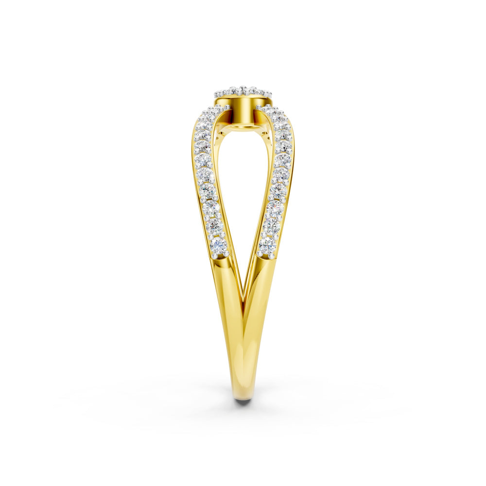 Infinity Blossom Diamond Ring