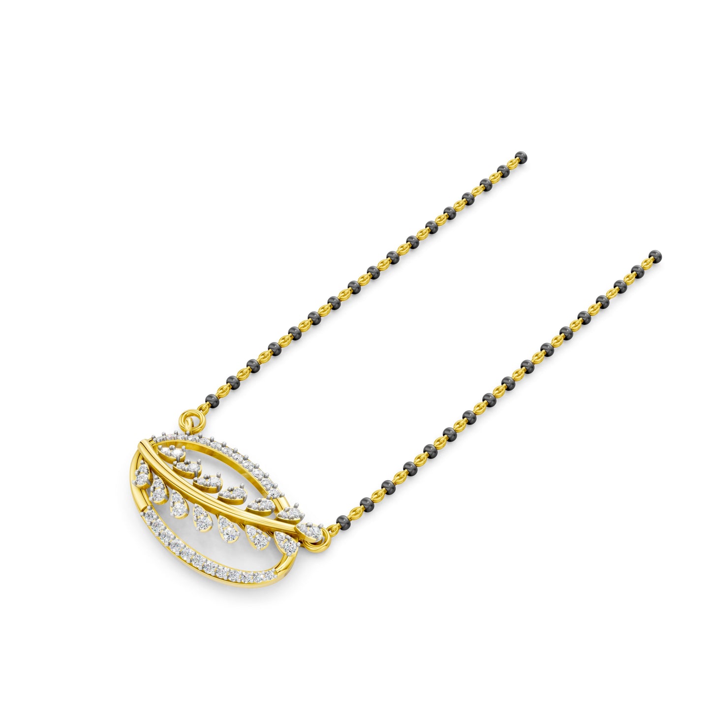 Nature's Embrace Diamond Mangalsutra