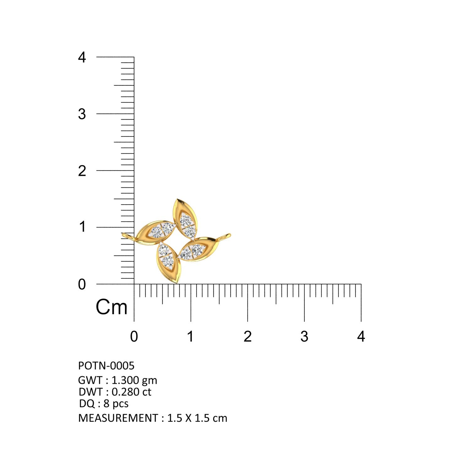 Trinity Bloom Diamond Mangalsutra