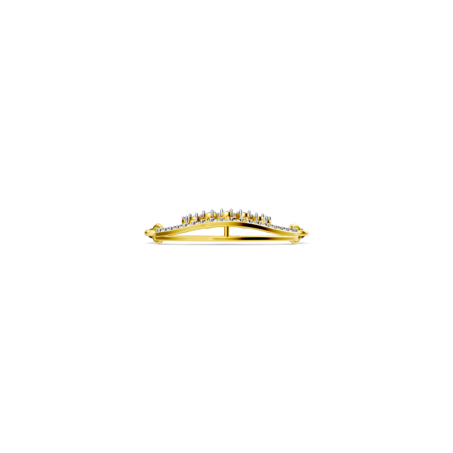 Radiant Bloom Heart Diamond Mangalsutra