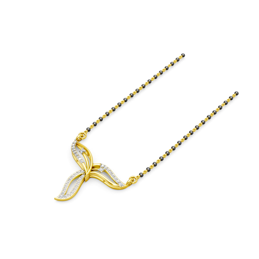 Twilight Vine Diamond Mangalsutra