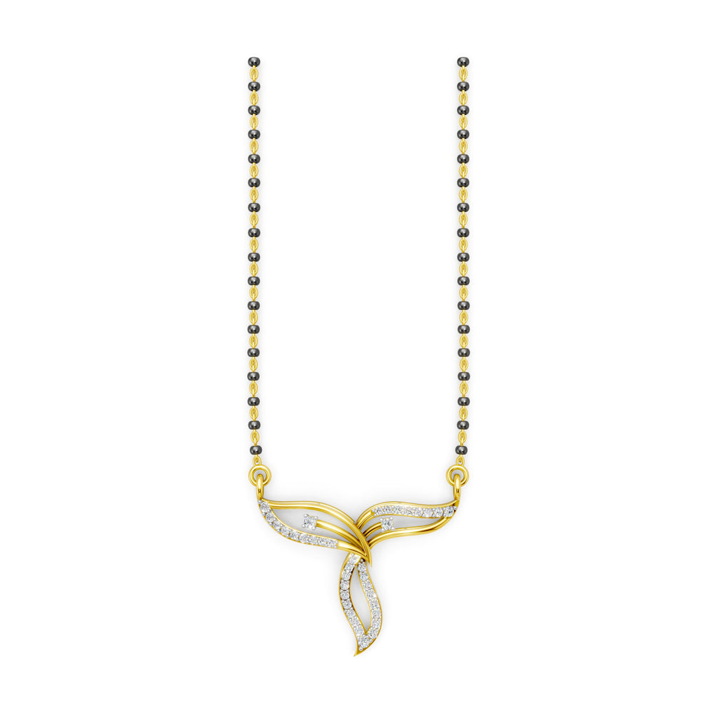 Twilight Vine Diamond Mangalsutra