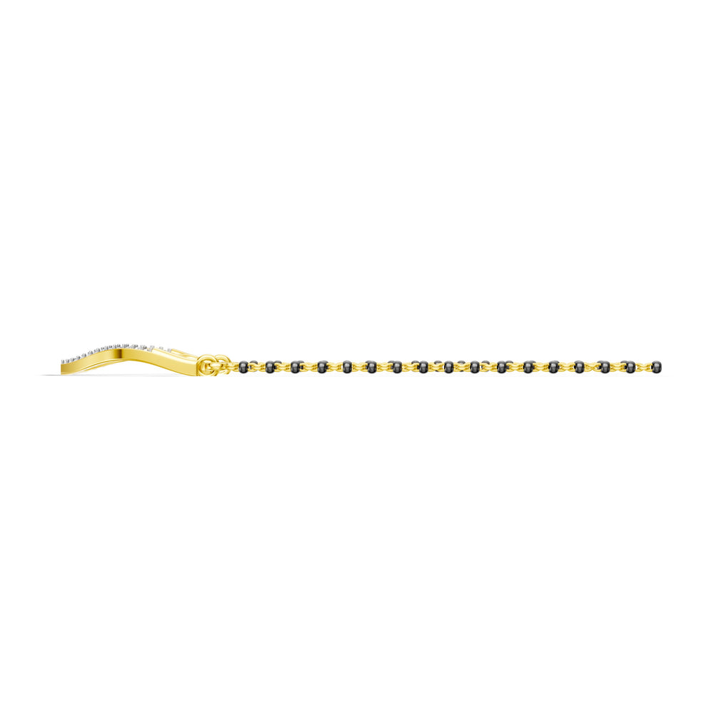 Golden Vine Diamond Mangalsutra