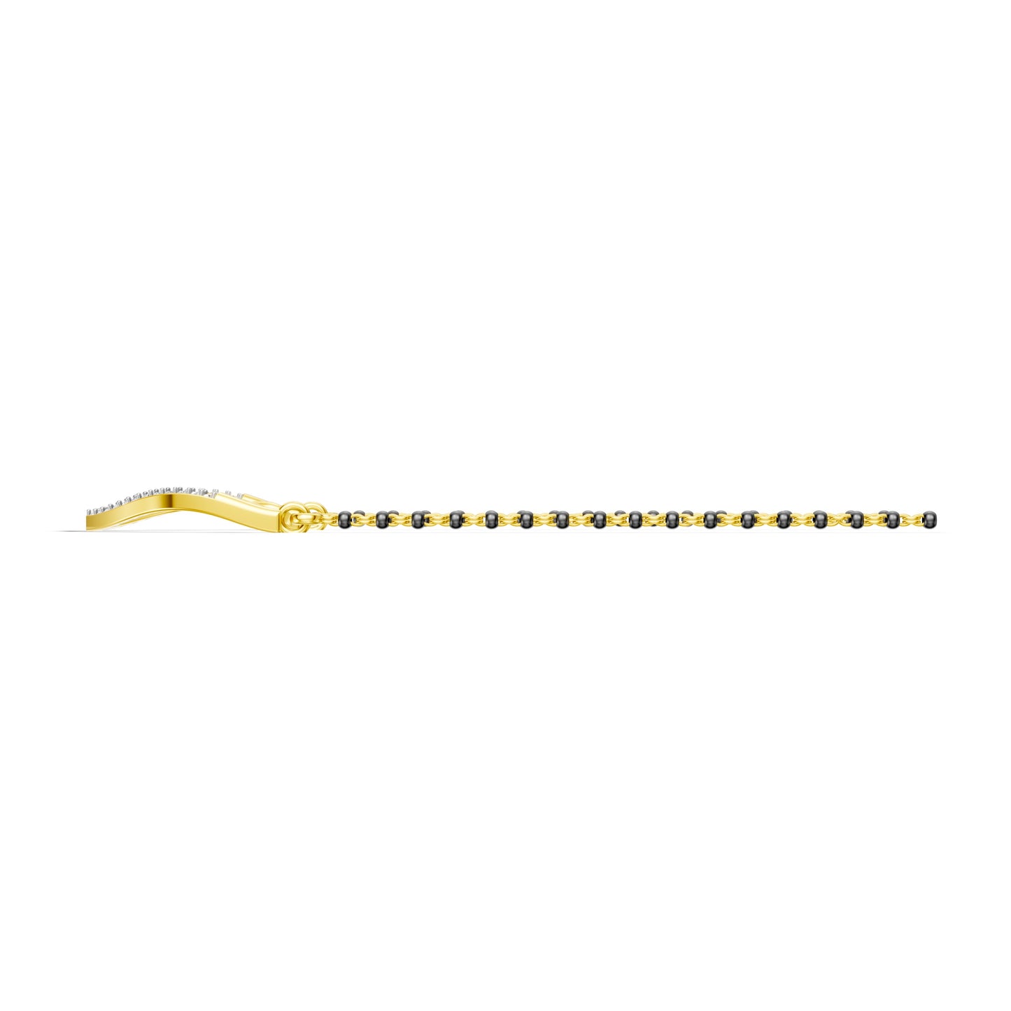 Golden Vine Diamond Mangalsutra