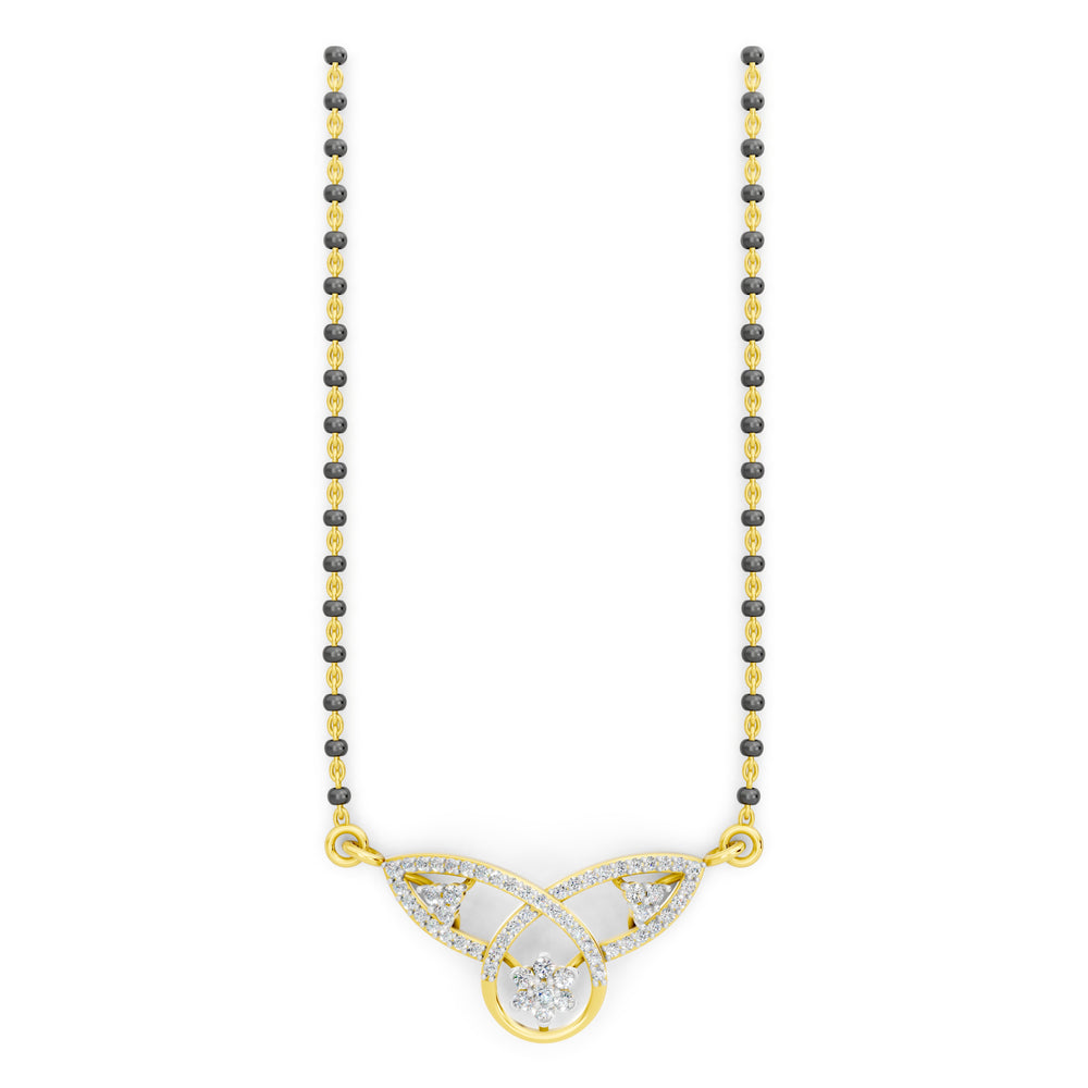 Celestial Blossom Diamond Mangalsutra