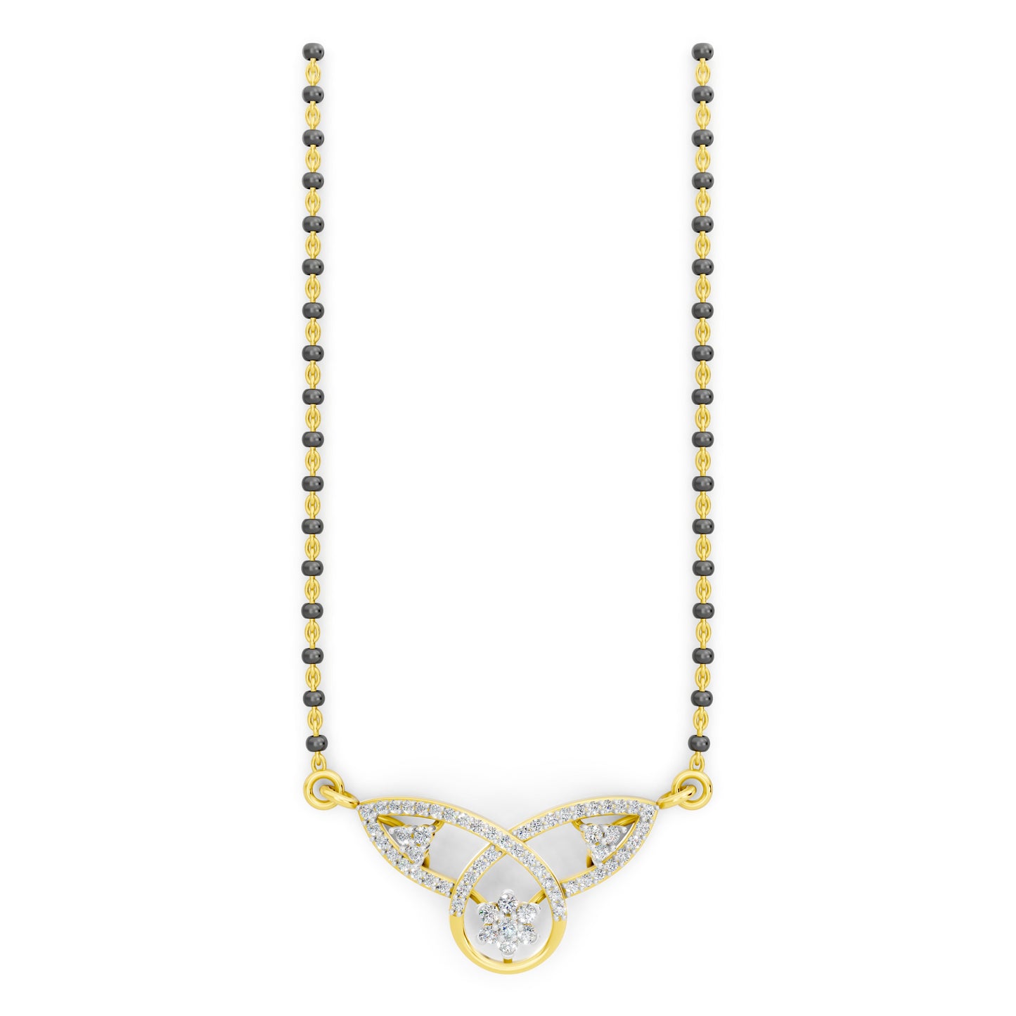 Celestial Blossom Diamond Mangalsutra