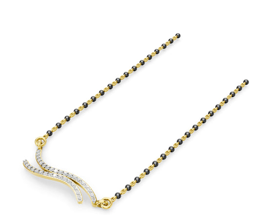 Eternal Waves Diamond Mangalsutra