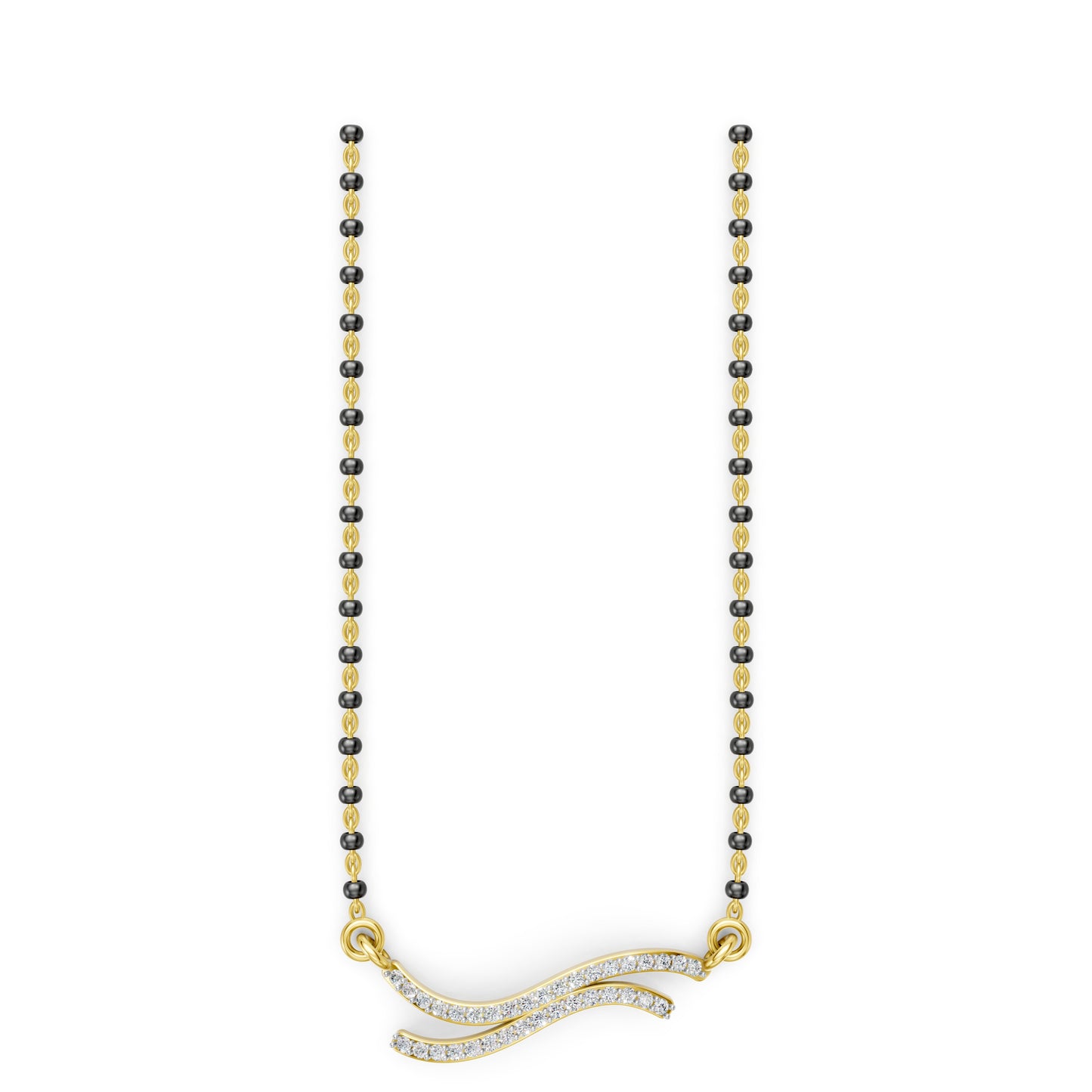Eternal Waves Diamond Mangalsutra