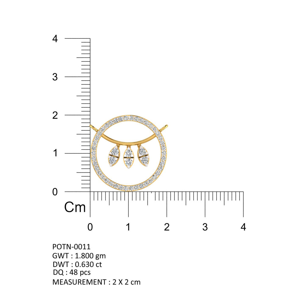 Circle of Serenity Diamond Mangalsutra