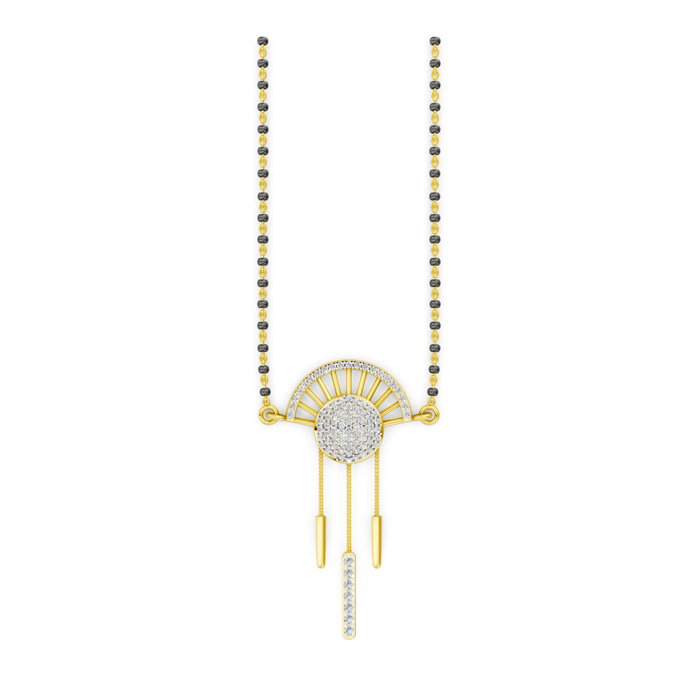 Celestial Halo Diamond Mangalsutra