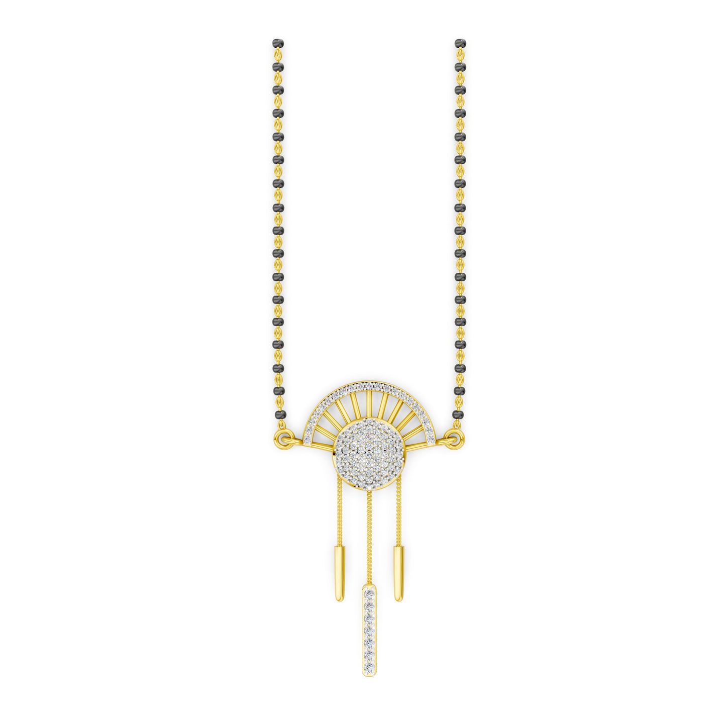 Celestial Halo Diamond Mangalsutra