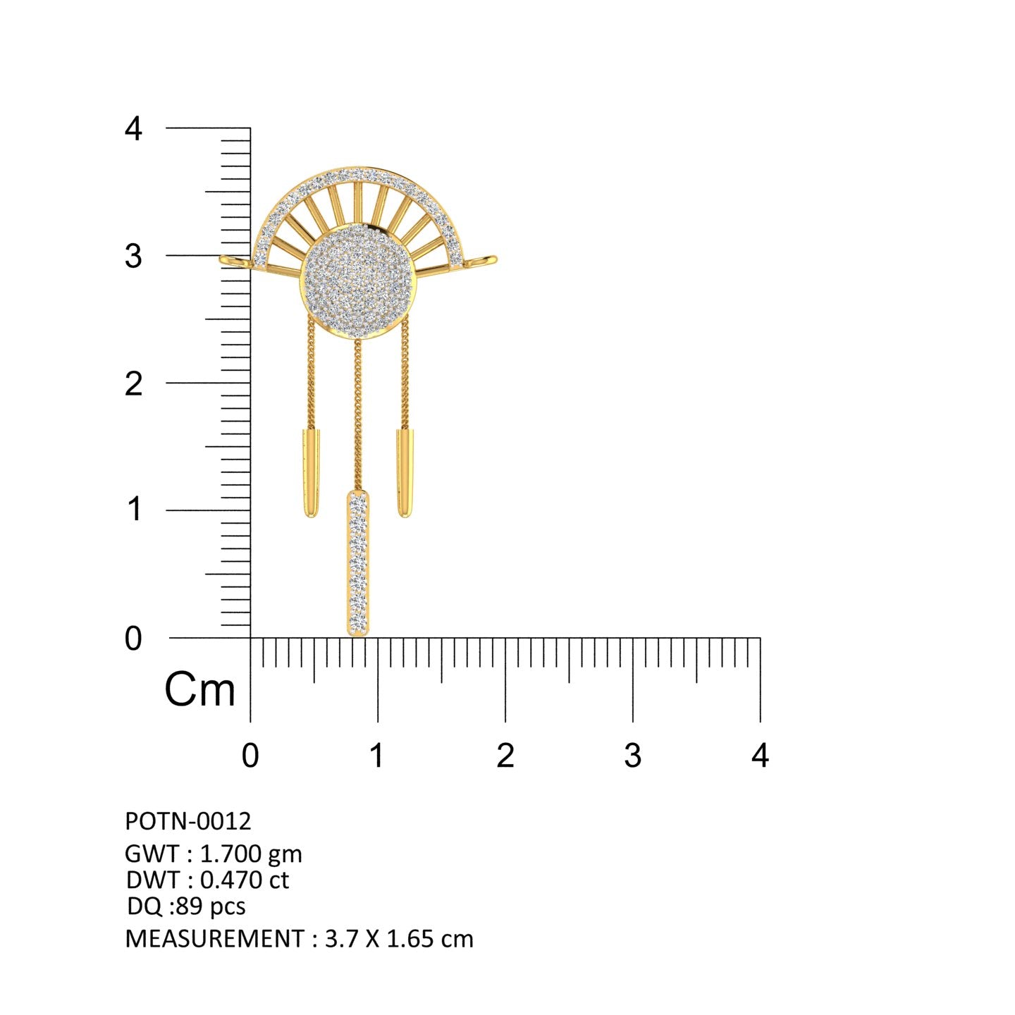 Celestial Halo Diamond Mangalsutra