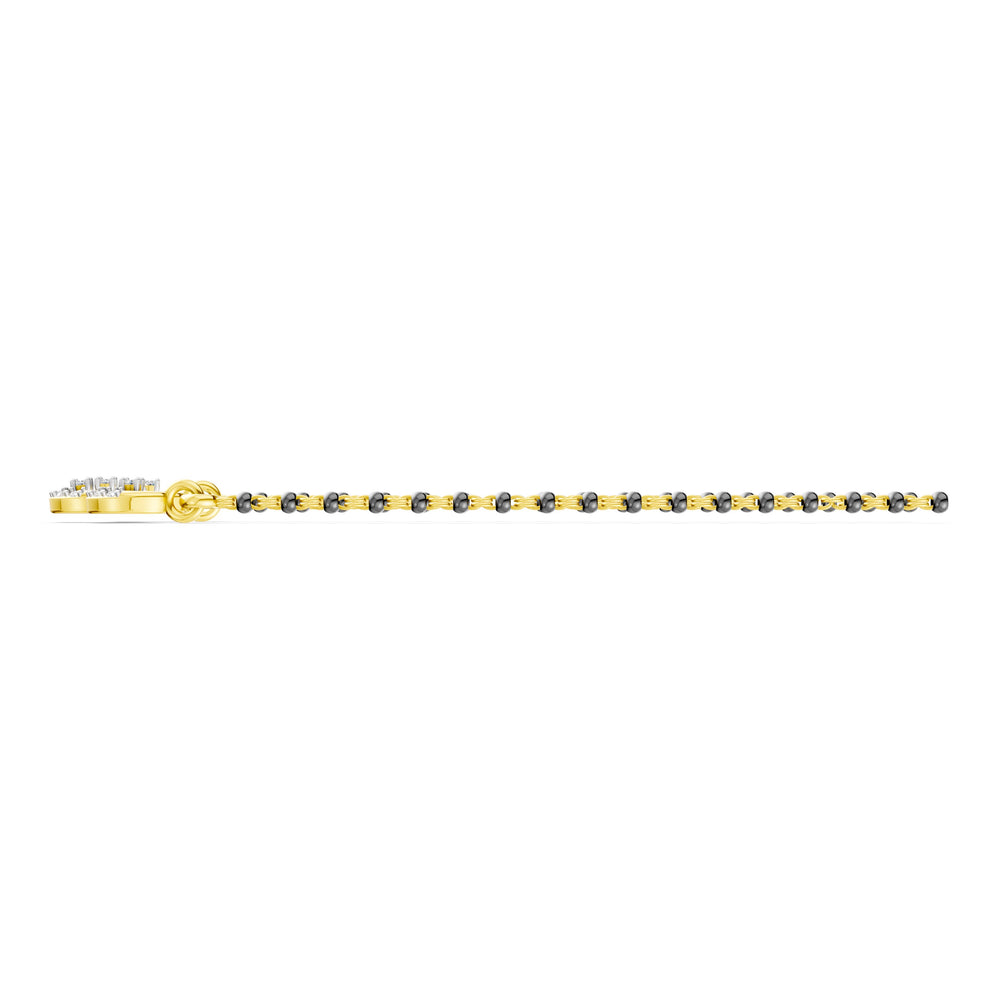 Royal Crescent Bloom Diamond Mangalsutra