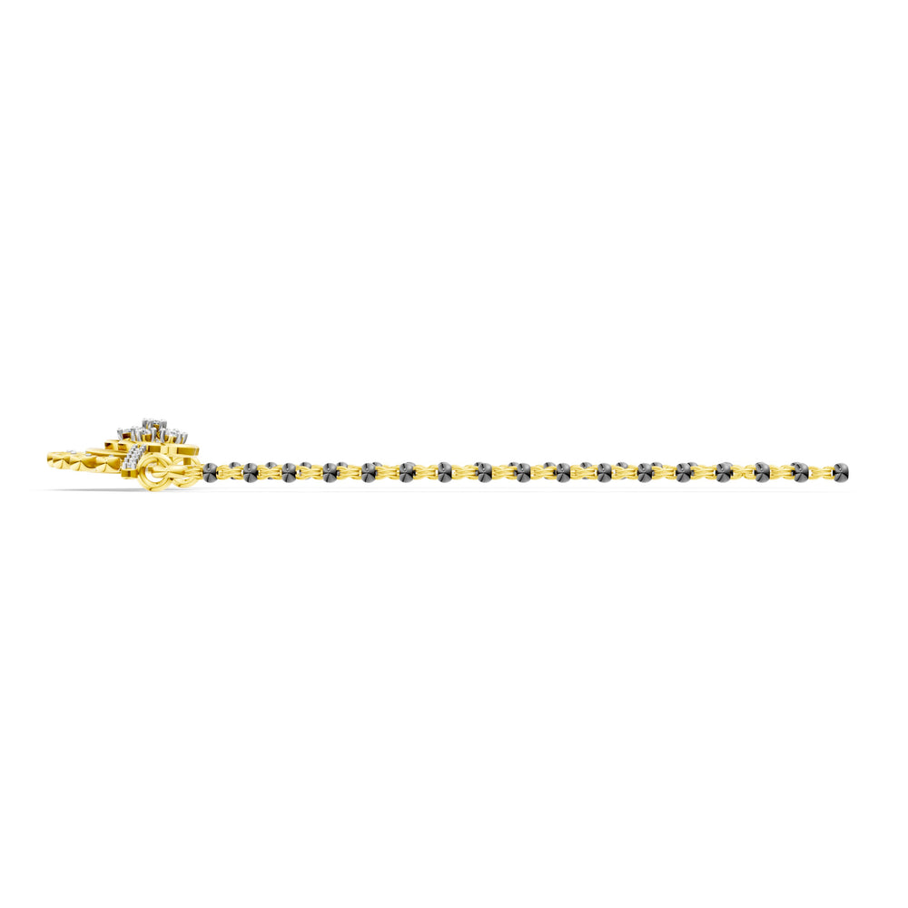 Sunbeam Blossom Diamond Mangalsutra