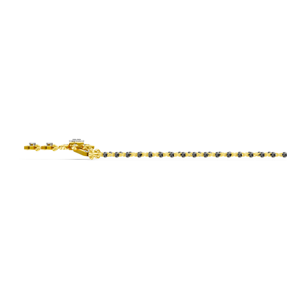 Fluttering Bloom Diamond Mangalsutra
