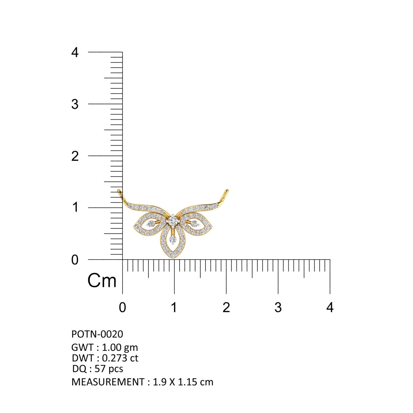 Diamond Petal Grace Mangalsutra