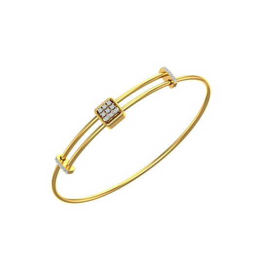 Geometric cuff bracelet