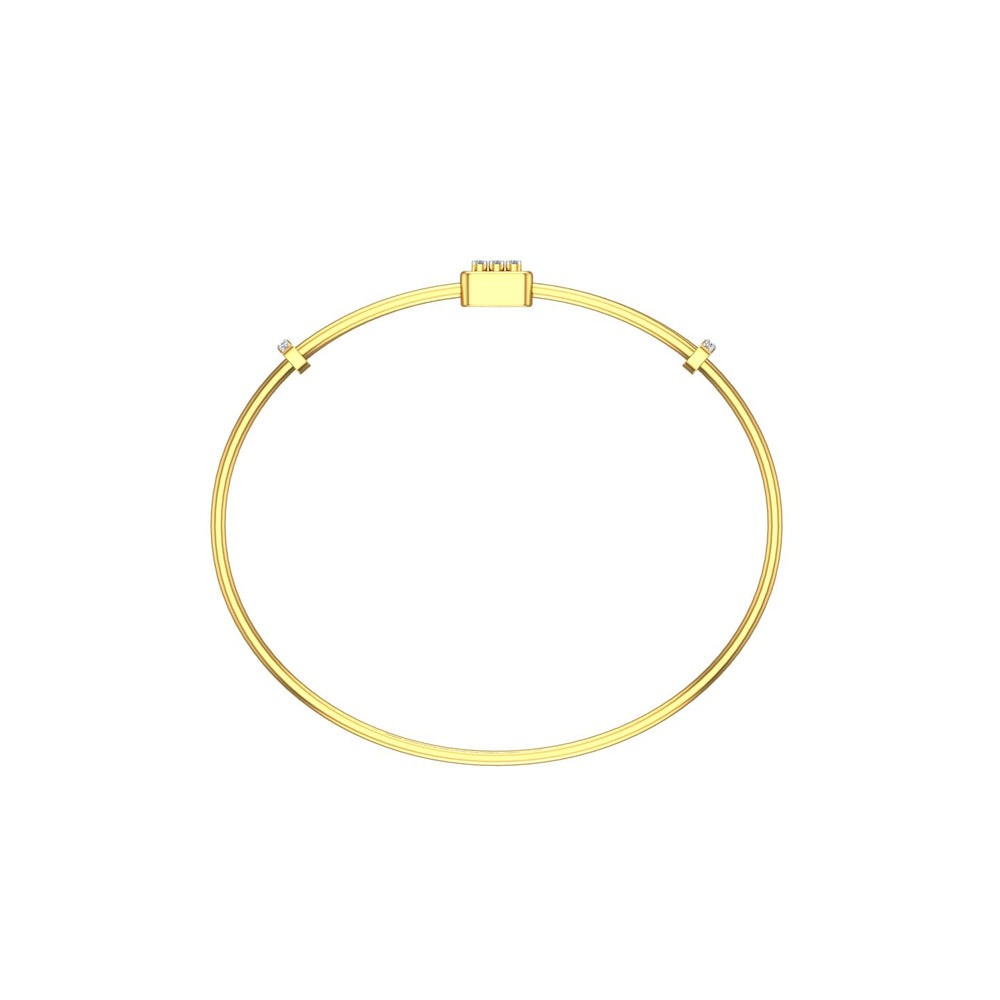 Geometric cuff bracelet