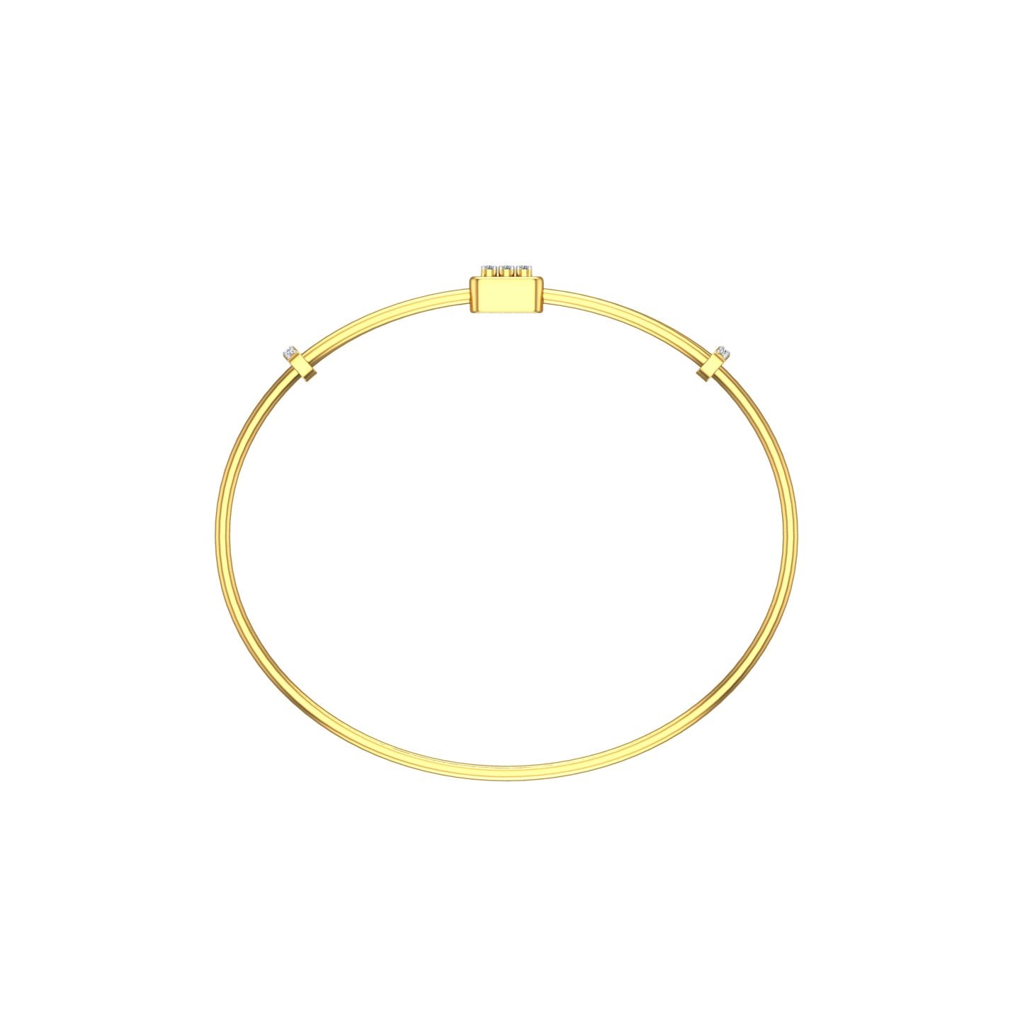 Geometric cuff bracelet
