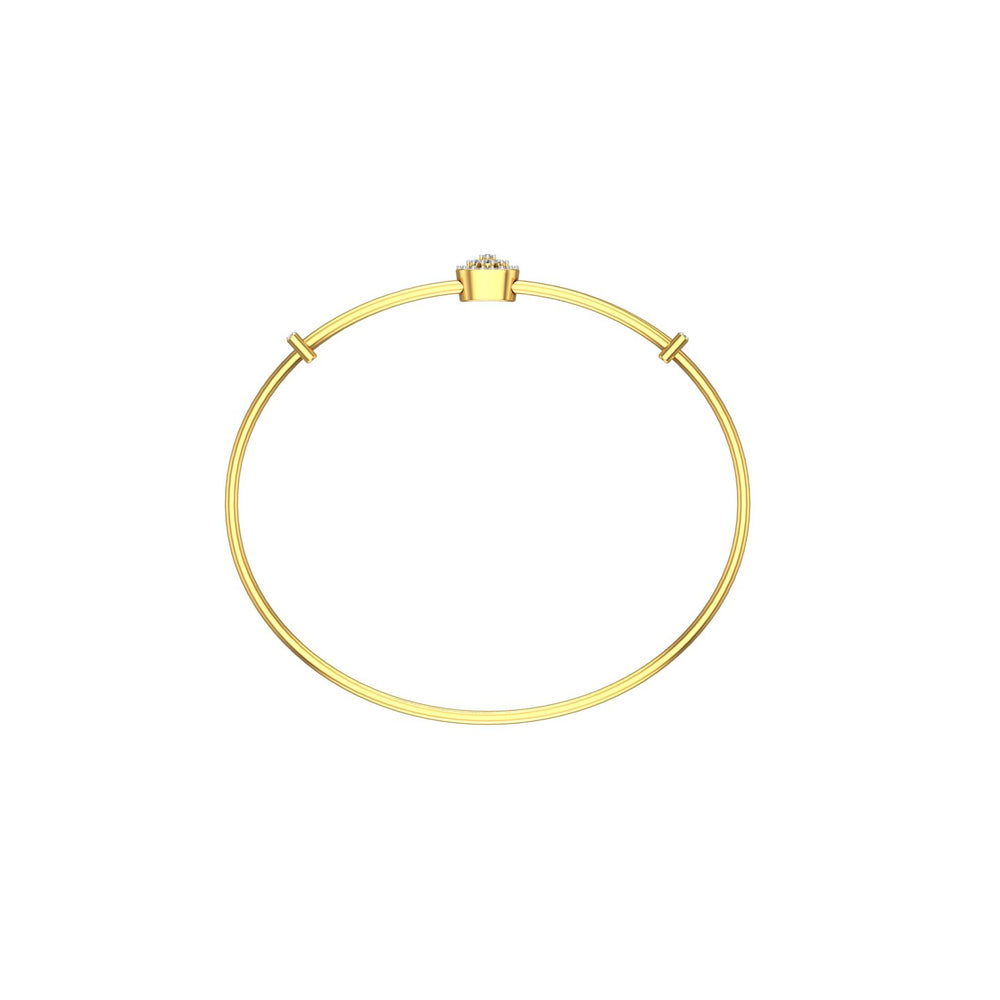 Tetrad Diamond Cuff Bracelet