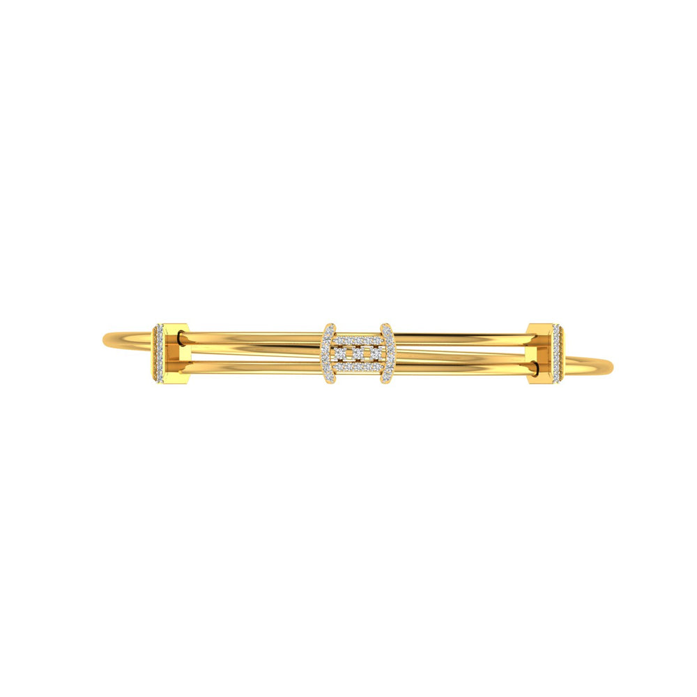 Debonair Diamond Bangle